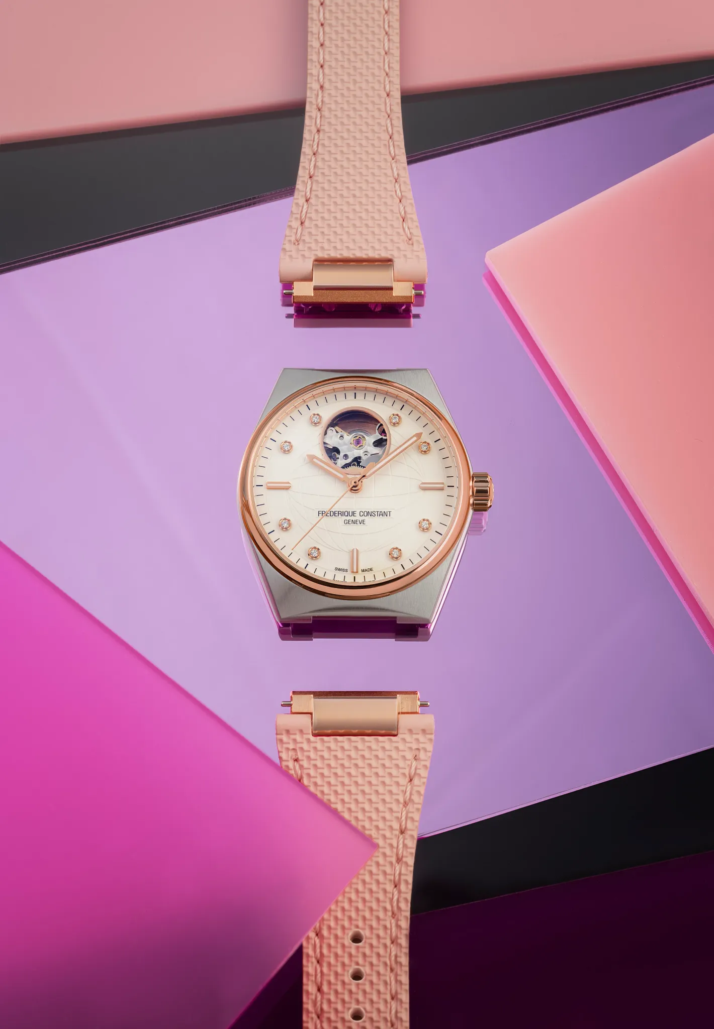 Highlife Heart Beat Automatic Watch FC-310VD2NH2B | Frederique